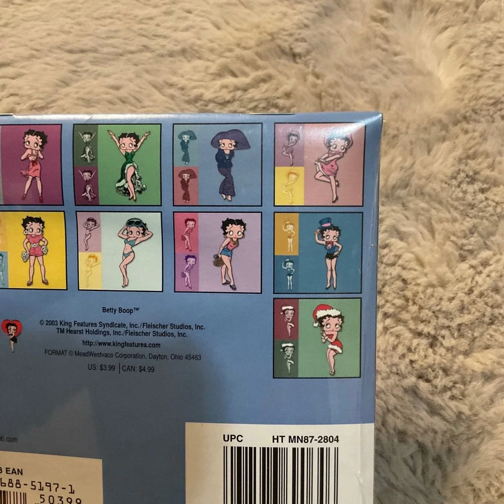 Vintage 2004 16 Month Betty Boop Mini Calendar Collectible New‎ Sealed